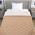 Mafatlal Sparsh Single Bed Cotton Dohar, 150 GSM Pure Cotton Malmal, Reversible AC Blanket Single, Soft Breathable Lightweight Cotton Blanket, 58 x 88 Inch, Pastel Sage Green & White Kafalo