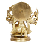 ARTVARKO Brass Panchmukhi Hanuman Showpiece Figurine Sculpture Home Decoration & Gifting Purpose Size 9 Inch