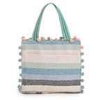 Boho Girl Mini Tote Bag for Women Whimsical Jacquard Handbag with Adjustable Strap Stylish and Elegant Ladies Crossbody Shoulder Purse, Sling Bag Perfect Birthday, Anniversary and Wedding Gift