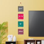 Artvibes Quotes Designer Square Wall Hanger MDF Wooden for Home Decor | Office | Living Room | Bedroom | Gift | Decor Item | Home Decoration Items stylish | Wall Hanging Decorative Items,(WH_3305NR)