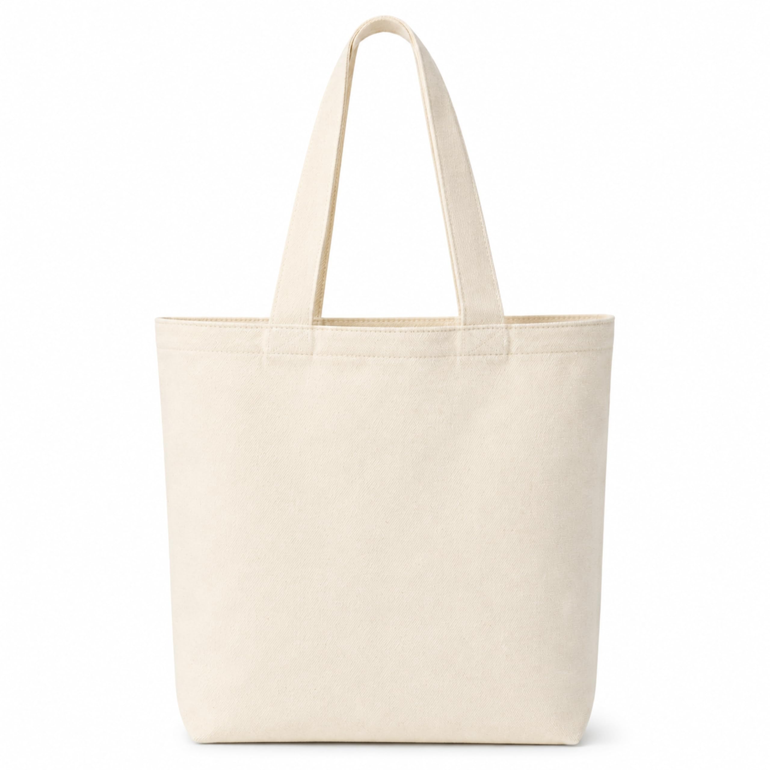 cantainoo Tote Bags | 300 GSM Canvas Tote Bag for Women | Tote Bags for Women | College, Shopping, Office & Everyday Carry Bag (Natural Canvas, Medium Pack of 1)