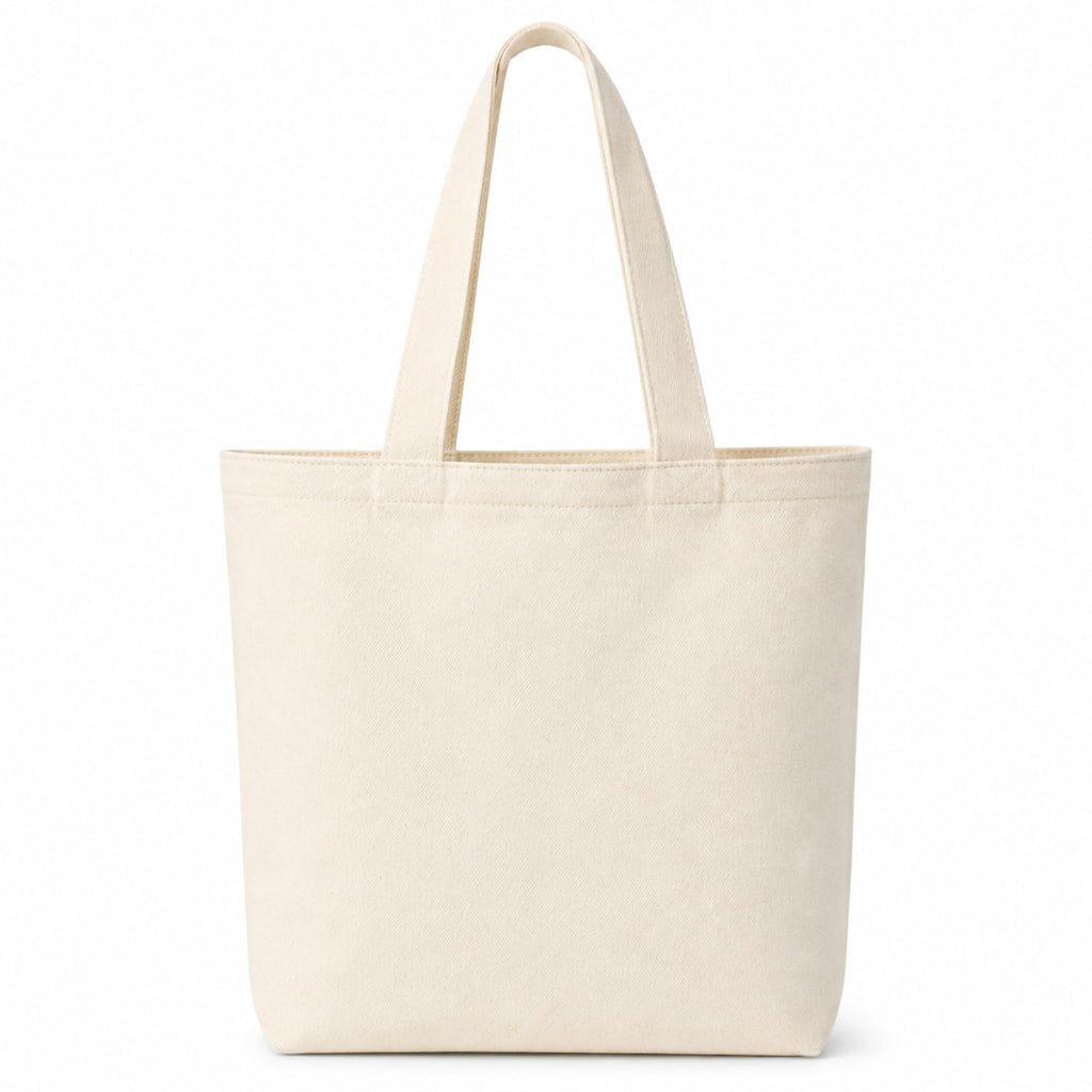 cantainoo Tote Bags | 300 GSM Canvas Tote Bag for Women | Tote Bags for Women | College, Shopping, Office & Everyday Carry Bag (Natural Canvas, Medium Pack of 10)