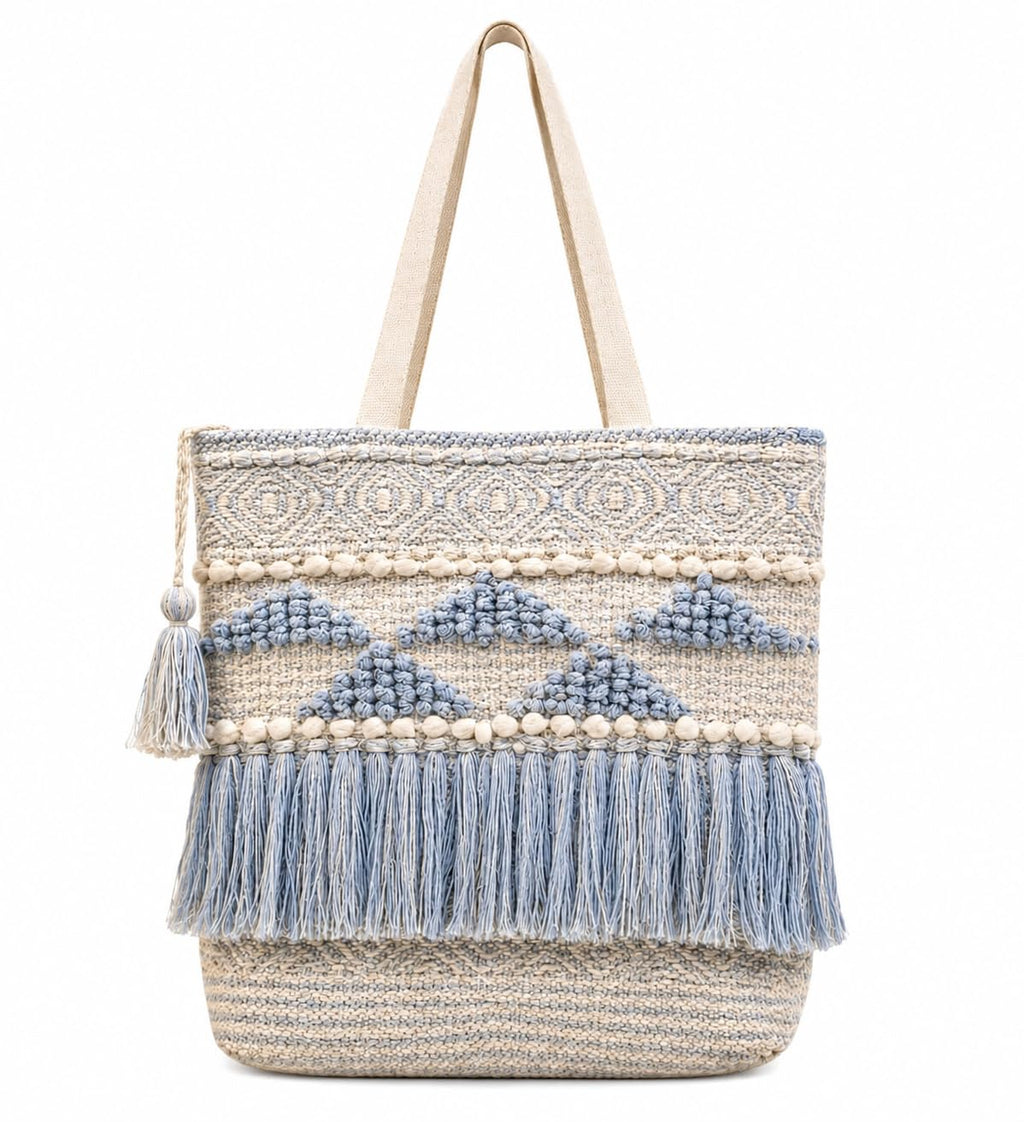 MAGIC TOUCH SHOP Handwoven Cotton Tote Bag for Women