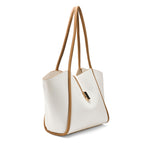 Lino Perros Avril Elegant Everyday Beige Tote bag