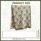 SANNIDHI Winter Shawl for Women, Imitation Cashmere Scarf, 65x185cm Green