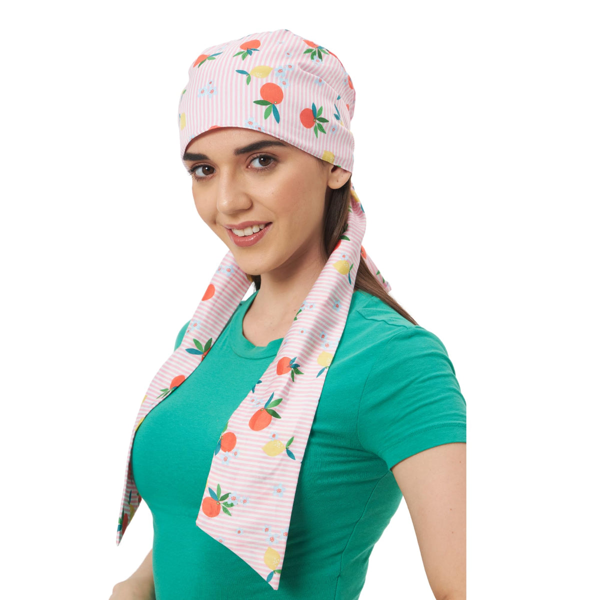 The Headscarves Cotton Printed Headscarf for Women – Soft Chemo Headwear, Stylish Hijab Cap, Breathable Headwrap for Hair Loss, Modest Fashion Scarf & Cancer Turban
