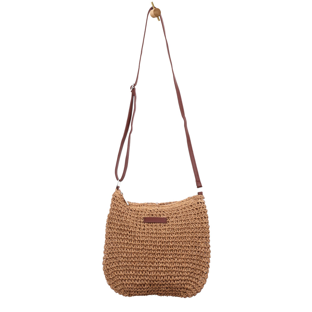 DENOVA Raffia Handbag with Lining | Beach bag, Women's Handbag, Tote Bag (Natural)