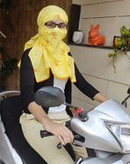 Switchon Export quality Cotton Innovative scarf hijab with closer Hook and Loop Tape- Multi (Multicolor11)