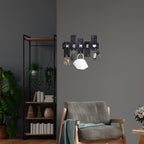 Artvibes Unique Stylish Wooden Key Holder for Wall Decor with Stylish Stainless Steel 5 Hooks Beautiful Key Organizer for Home Decoration(KH_806N)