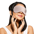 HEVEA Travel Neck Pillow with Eye Mask,100% Memory Foam & 360 Degree Neck Support Pillow for Flight, Car, Bus,Train Travel, Adjustable Velcro, Washable Velvet Cover, Free Travel Pouch.. (Black)