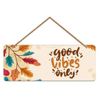 Artvibes Good Vibes Only Printed Wooden Wall Hanging For Living Room | Office | Quotes Decor Item | Wall Poster | Office Decoration Item | Wall Art Print | Inspirational quotes | Gift Items (WH_3907N)