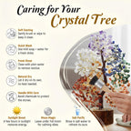 JD FRESH 1000 Beads Crystal Tree/7 Chakra Crystal Tree/Showpiece Good Luck and Positive Energy/Showpiece for Living Room/Natural Healing Gemstones Money Tree/Lucky Tree for Good Luck (Multicolor)