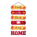 Artvibes Family Is the Heart Wooden Art Decoration item for Home | Decor Hanging Ornaments | Wall Art For Hall | Family Quotes Wall Hanging | Wall Poster | Quotes Decor Item | Art Prints (WH_6605N)