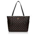 Lavie Signature Women's Harisburg Monogram Tote Laptop Bag | Tote Laptop Bag for Work | Ladies Purse | Stylish Shoulder Bag | Gift for Women