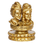 ARTVARKO Brass Shiva Parvati Idol Murti for Home Decor Mandir Pooja 6.5 Inch