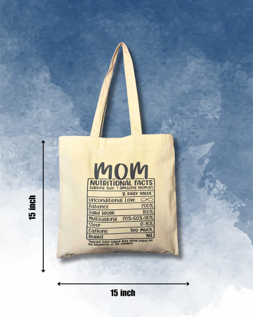 Cartel Cotton Tote Bag with Indian Architecture Print, Cream Colour (Retro, L)