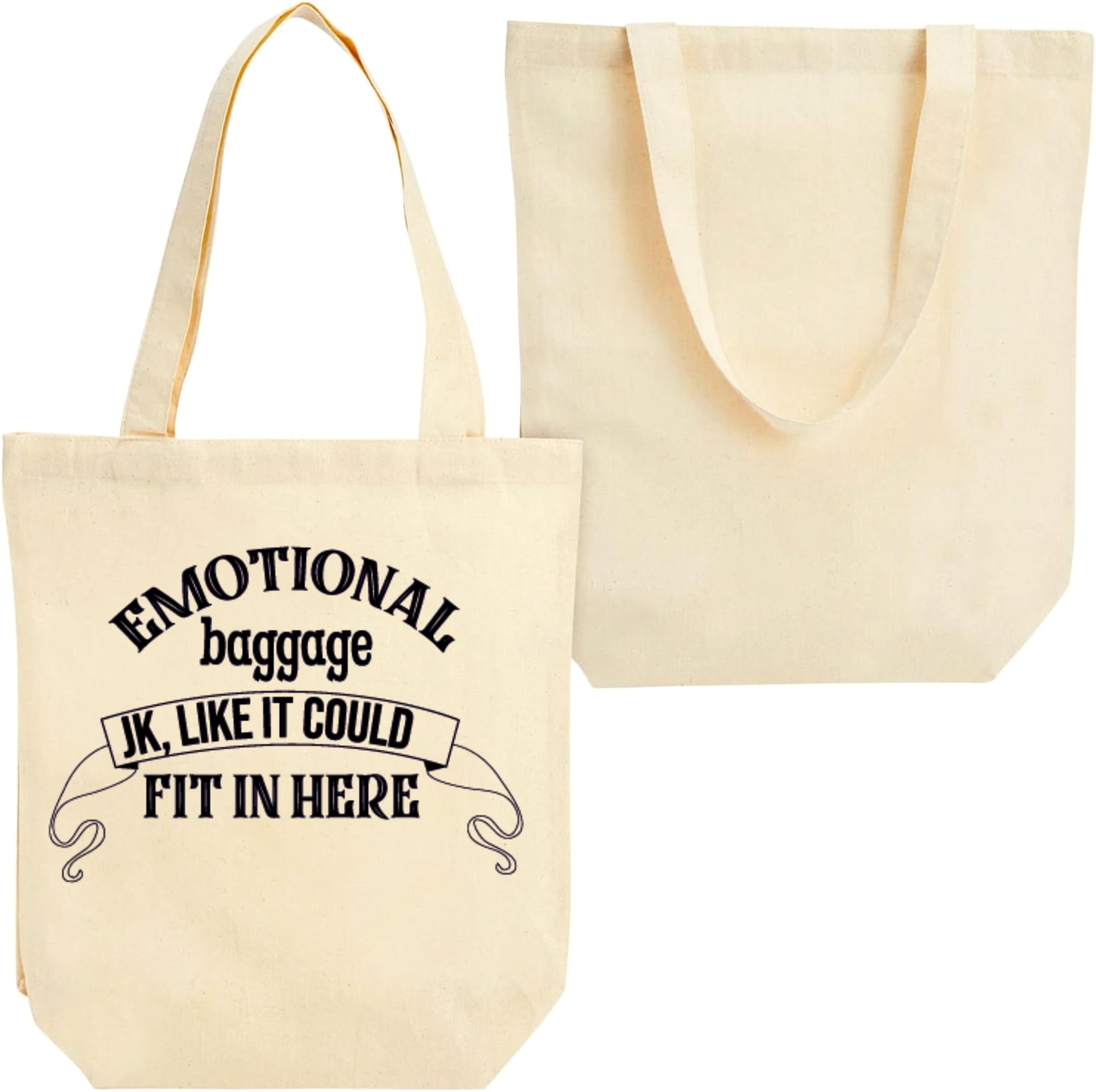 SARITE Canvas Tote Bag, Lightweight Reusable Grocery Shopping Cloth Bags Economical Cotton Tote Bag, Washable Bag, Wear and Tear Resistant Canvas