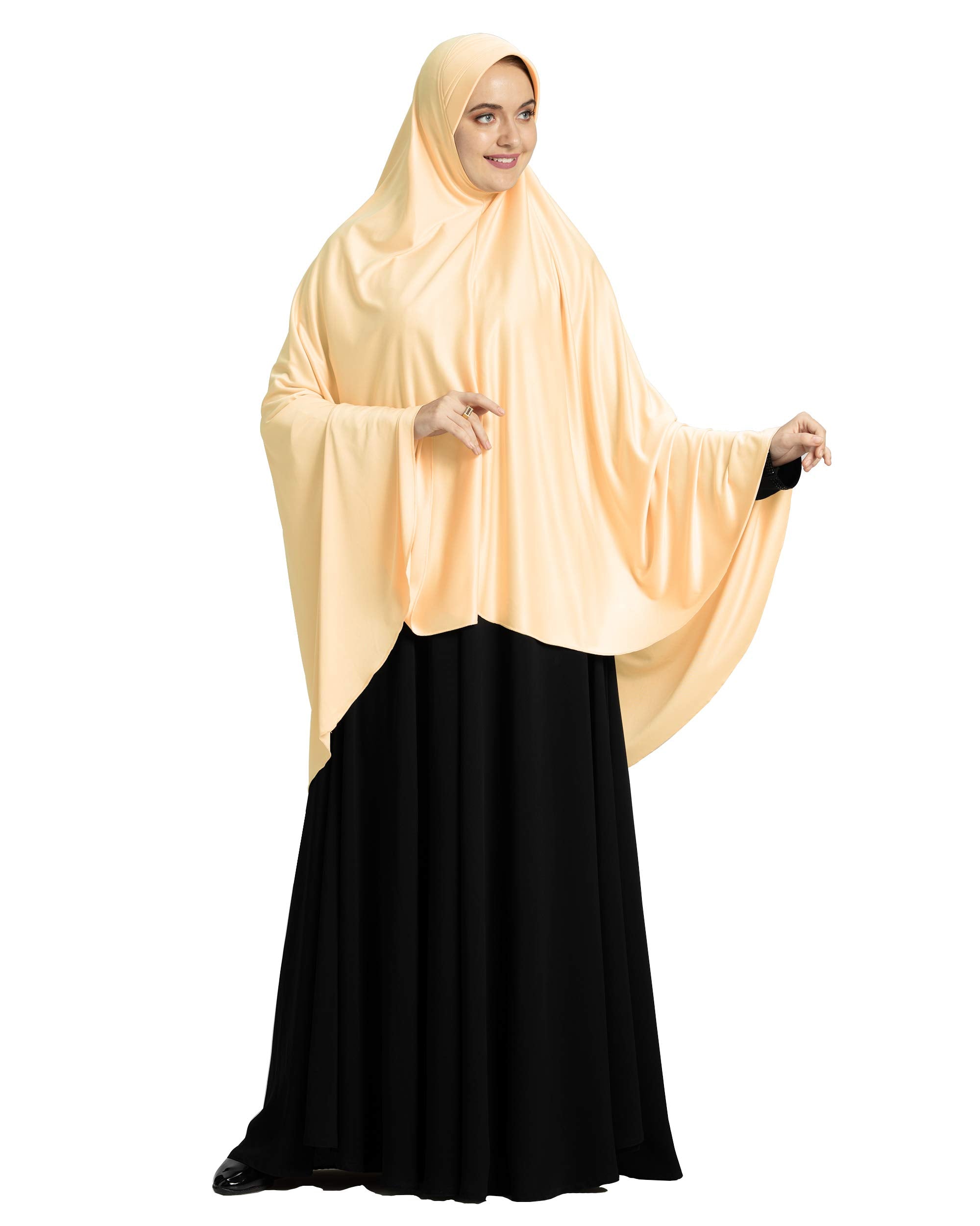 Mehar HIJAB'S MUSLIM MODEST WOMEN'S STYLISH ZAKIA HIJAB (Skin, XX-Large)