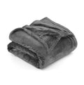 NAYU Cozy Heaven Super Soft Double Bed Fleece Blanket (90x100 Inch) | Ultra-Soft Fluffy Mid-Winter Blanket for Home & Bedroom | Lightweight & Comfortable Bedding (Grey) Kafalo