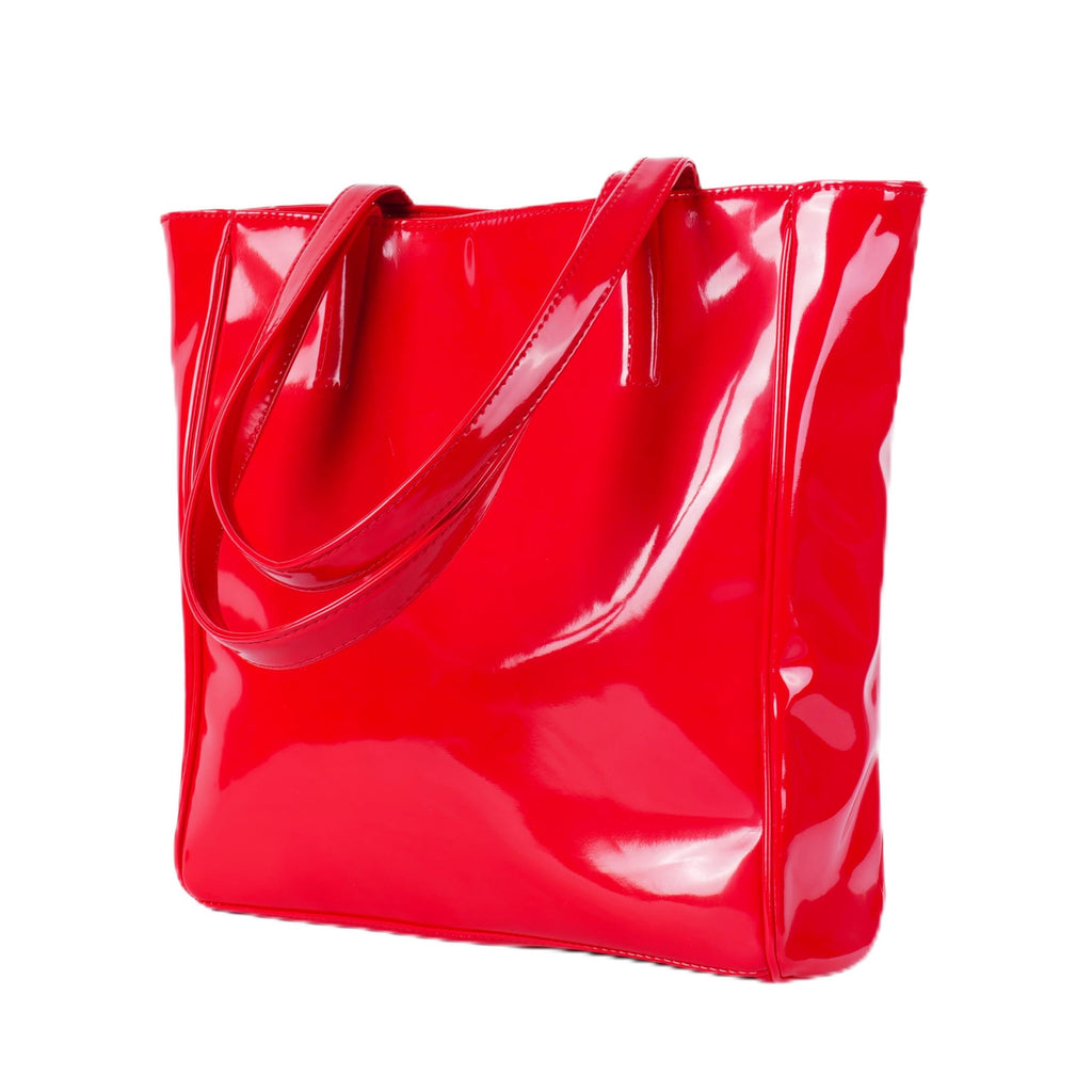 True 2 F Chic Oversized Handbag – Stylish & Spacious Handbag for Women & Girls | Office & College Use(Cherry Red)
