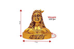 KridayKraft Adiyogi (Shiva) Metal Statue/Murti for Car Dashboard & Pooja,Home & Office Décor Item,Shankara/Mahakal Staute Showpiece Figurines Maha Shiv Ratri Idol Gift...