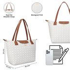 Lavie Women's Mono Vincy Tote Handbag for Women | Tote Bag for Work | Ladies purse | Stylish Shoulder Bag | Gift for Women
