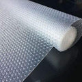 ElastPro(50 cm X 5 m) Transparent Anti-Slip FrostyWhite EVA Mat for Fridge, Kitchen Drawer, Shelf Liner (RoundDots Texture Transparent) Kafalo