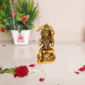 KridayKraft Hanuman ji Metal Statue,Bajrangbali Murti for Pooja & Decor Your Home,Office,Religious Idol Statue Gift Purpose,Table Showpiece Figurines,(Pack of 1 Hanuman Ji Murti) for Car Dashboard...