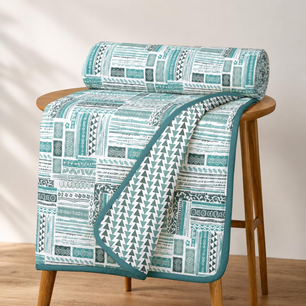 Cloth Fusion All Season 100% Cotton Dohar, Single Bed 60x90 inch Kafalo