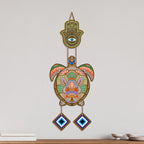Artvibes Artistic Turtle Wall Hanging for Home Entrance | Nazar Battu MDF Decorative Wall Decor | Vastu Inspired Art for Living Room | Balcony | Office & Hallway | Lucky Charm Gift Item (WH_8543N)