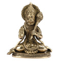 ARTVARKO Brass Lord Hanuman Ji Murti Bajrangbali with Gada Bhagwan Statue Showpiece for Pooja Gift Living Room Decoration Home Décor 8 Inches