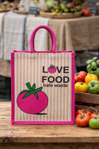 NEXUS Love Food Re-usable Jute Bag