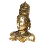 ARTVARKO Brass Devi MATA Uma Parvati Gauri Bust Parvathi Durga Kali Idol for Pooja Home Decor Showpiece God Sculpture Height 12 Inches