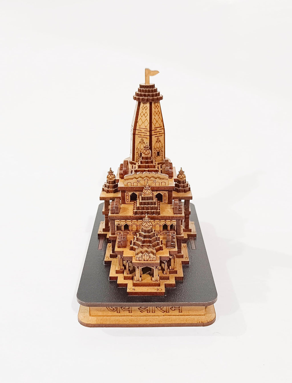AAR Home Gallery Shri Ram Mandir Ayodhya Mandir for Home (Small) - Ideal for Home Decor and Pooja (5.5x3.5x6) inch