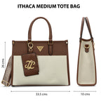 Lavie Signature Women's Ithaca Colourblock Tote Handbag for Women | Tote Bag for Work | Ladies purse | Stylish Shoulder Bag | Gift for Women