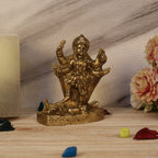 ARTVARKO Maa Kali Statue Brass Mahakali Goddess Kalika Kaali Idol Religious Temple Puja Sculpture Gift (10x4x13 cm)