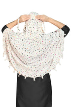 VASTTRAM Women's Pure Cotton Long Scarves Scarf Cum Mask usable for Driver Anti Pollution Full Face Cover With UV Sun Rays Protection