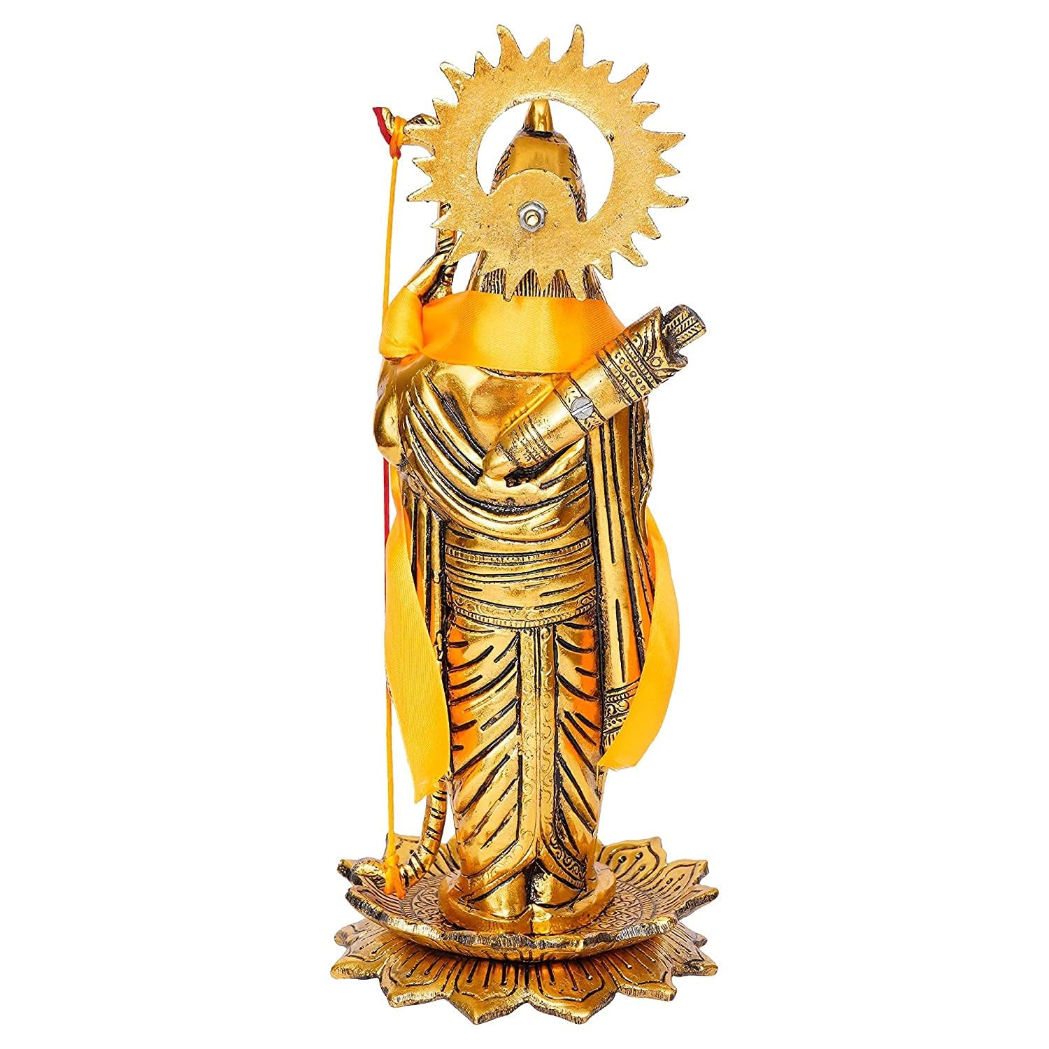KridayKraft Metal Lord Shri Ram JI Murti for Pooja Room Mandir Temple Showpiece Ram Idol Religious Idol for Home Office Décor Bal Ram Decorative Shopiece Figurines Sculpture for Gifting Purpose