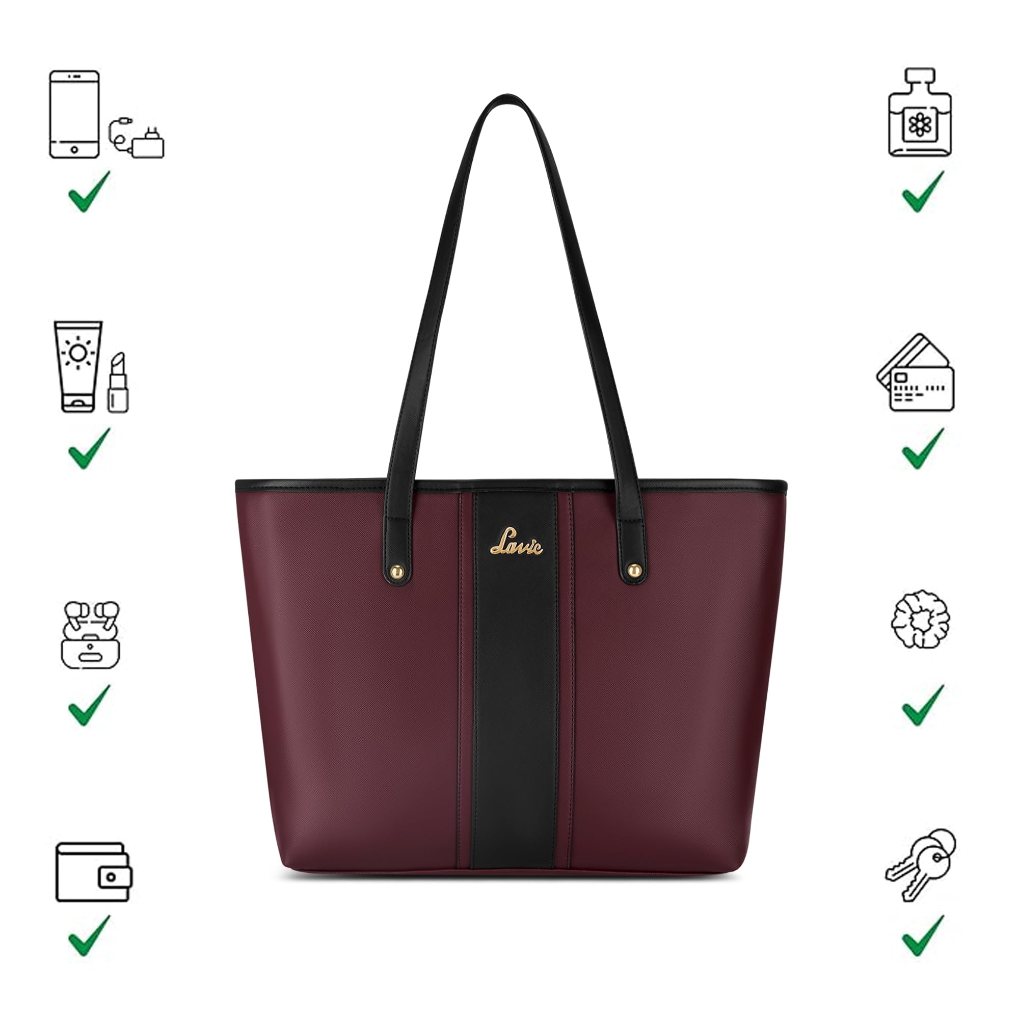 Lavie Women's Calyx Colourblock Tote Handbag | Tote Bag for Work | Ladies Purse | Stylish Shoulder Bag | Gift for Women