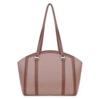 EXOTIC Shoulder Handbag for Women, Classic Fashion Design with Contrast Stitching (Peach)
