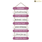 Artvibes Positive Quote Decorative Wall Hanging Wooden Art | Quotes Decor Item | Wall Poster | Mdf Wall Decoration for Office | Wall Art Print | Inspirational Quotes | Gift Items (WH_9309N)