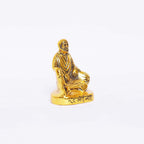 KridayKraft Shirdi Sai Baba Metal Statue,Sai Nath Idol,Sai Baba Murti Idol for Car Dashboard & Home,Office Decor,Showpiece Figurines,Religious Gift Article,Corporate Gift...