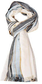 Zaina Unisex Designer Looks Light Color Scarf for Men & Women