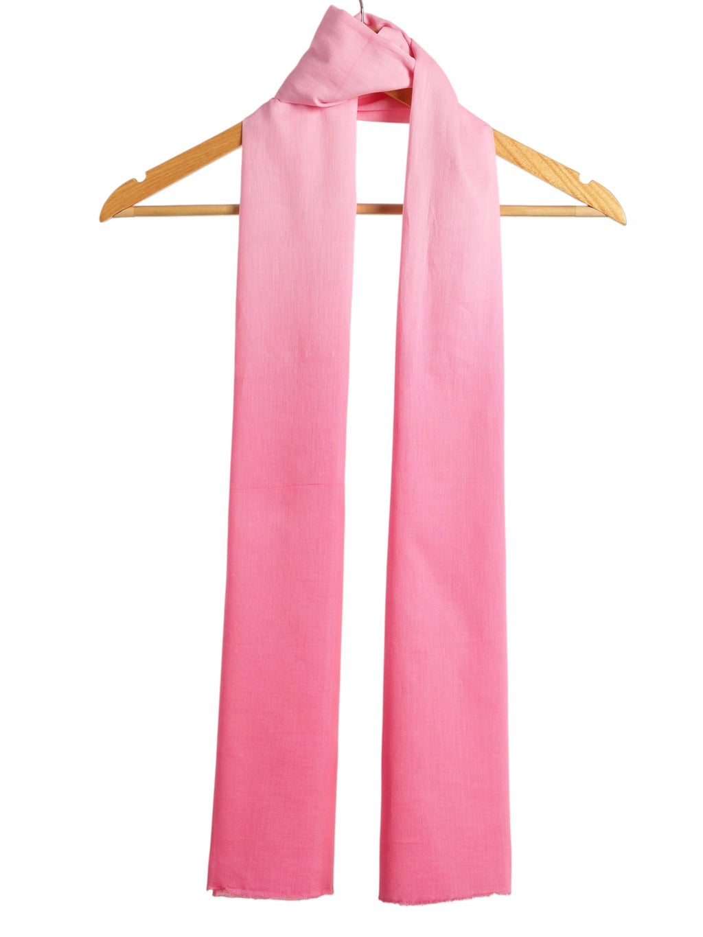 VERAME Cotton Ombre Shaded Scarf for Women & Men – Lightweight Breathable Summer Stole, Soft Stylish Unisex Wrap (PINK)