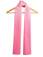 VERAME Cotton Ombre Shaded Scarf for Women & Men – Lightweight Breathable Summer Stole, Soft Stylish Unisex Wrap (PINK)