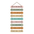 Artvibes Rules For Success Quote Wall Hanging Wooden Art | Quotes Decor Item | Wall Poster | Office Decor | Inspirational Quotes Wall Art | Mdf Wall Decoration | Gift Items (WH_9324N)