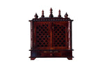 Kamdhenu Art and Craft Wood Home Temple (22 x 11 x 28 inch, Multicolour)