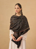 Pashmoda Women Paisley Harmony Kaani Wool Blend Stole (Size : 28x80in, 71X203cm) AVST10
