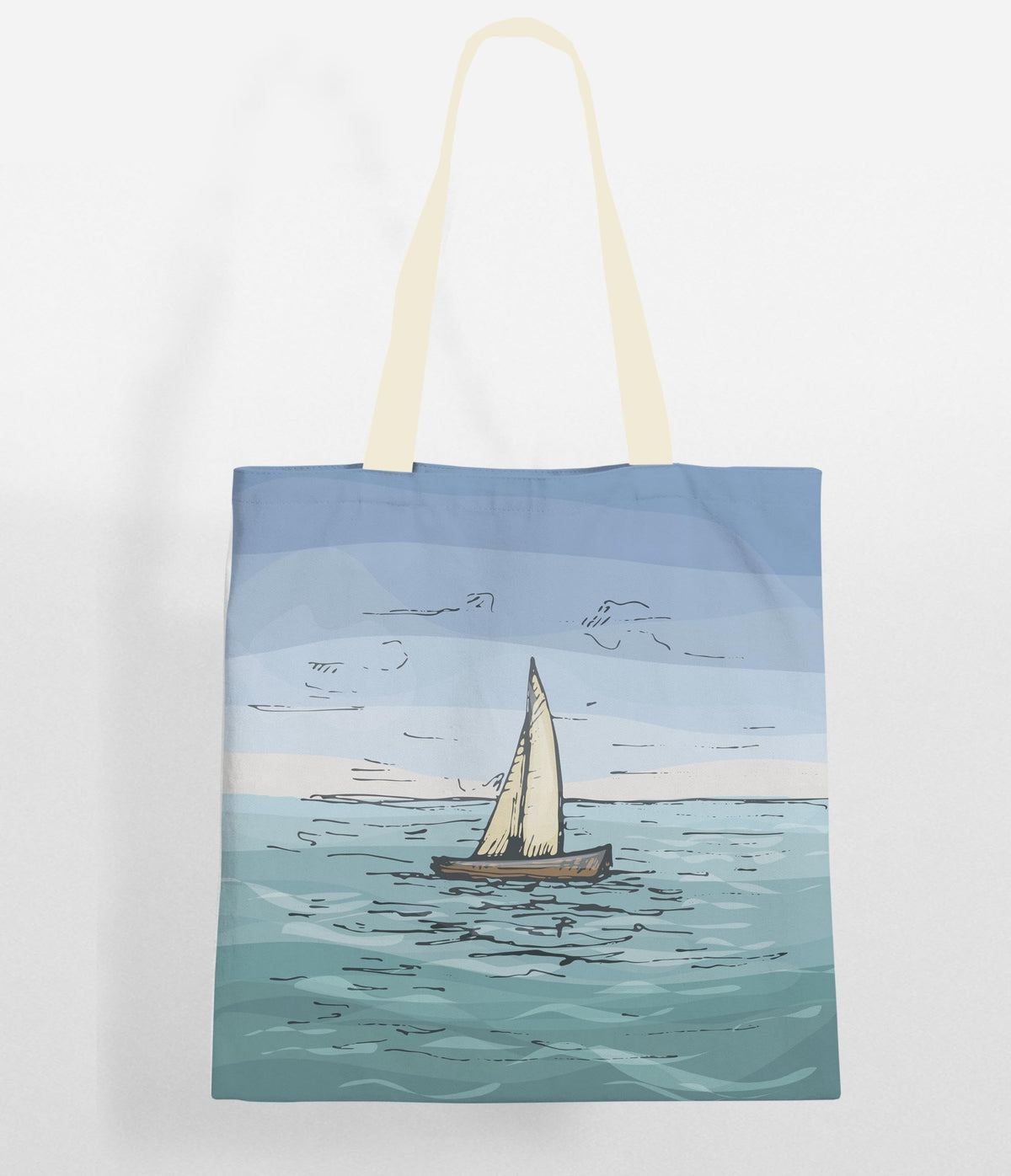 The Purple Tree Beach Dreams Tote Bag with Ocean Theme for Women - 1 Pc, Woman Tote Bag, Eco Friendly Tote Bag, Underwater Wonder Tote Bag, Gifts For Women