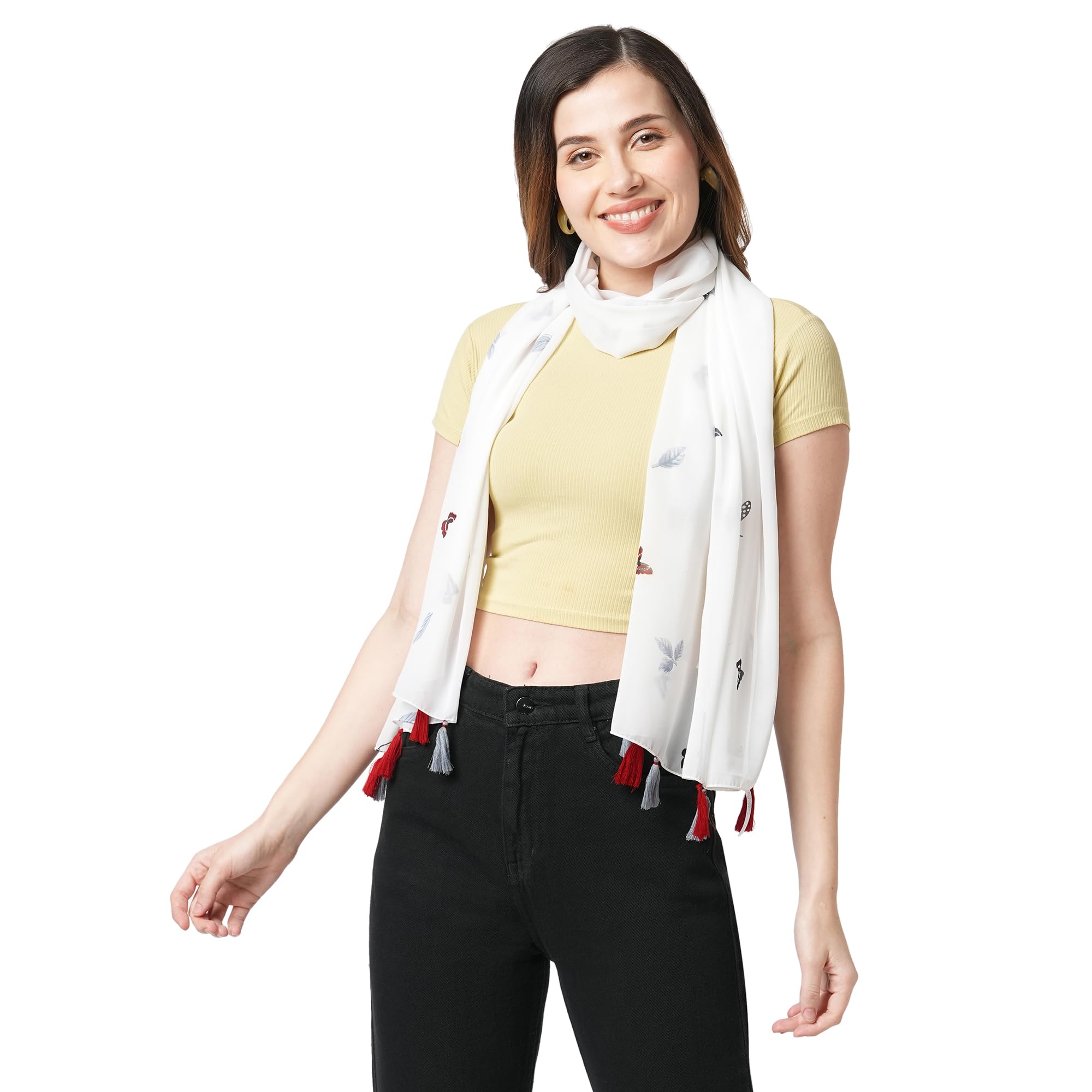 SAHIL SCARF PREMIUM LIGHTWIEGHT PRINTED SCARF WITH BREATHABLE FABRIC AND BOLD LUXURY DESIGN (180X70CM)